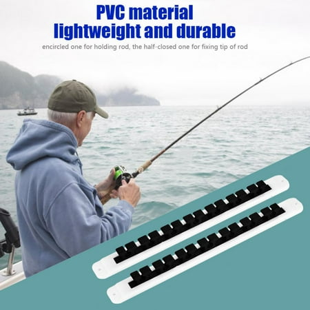 Garosa Fishing Rod Wall Mount 2pcs Fishing Rod Pole Reel