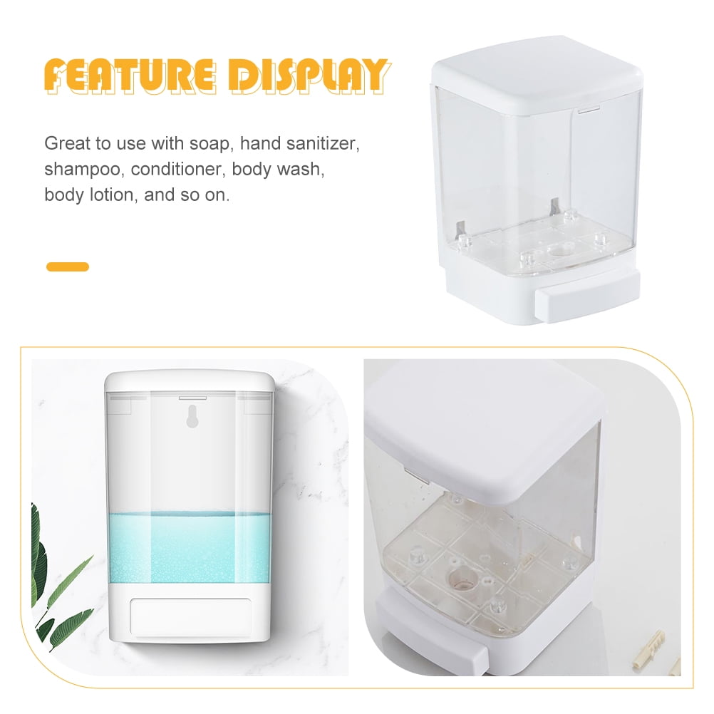 2pcs Hand Dispenser Foaming Manual Soap Dispenser Wall Mount Soap Despenser