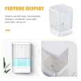 thumbnail image 2 of COOPHYA White Manual Foaming Soap Dispenser Wall Mounted for Kitchen, Bathroom, Home & Commercial Use, 2 of 8
