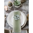 thumbnail image 3 of Cloth Napkins Set of 8 - 20x20 Inches, Green White Ombre Washable Reusable Table Napkins, Country Pastoral Gradient Minimalist Soft & Absortbent Dining Napkin for Party Wedding Hotel Restaurant, 3 of 8