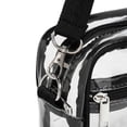 thumbnail image 5 of Versatile Bag Crossbody Bag Clear Waterproof Shoulder Bag for Women Girl Trendy PVC Bag Casual Trendy Bag Cellphone Bag White, 5 of 5
