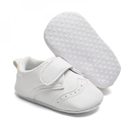 

ZDMATHE Infant Girls Pre walker Baby Shoes Boys Sports Shoes Anti slip Soft Sole First Walker Baby Crib Shoes Casual Flat Sneakers white