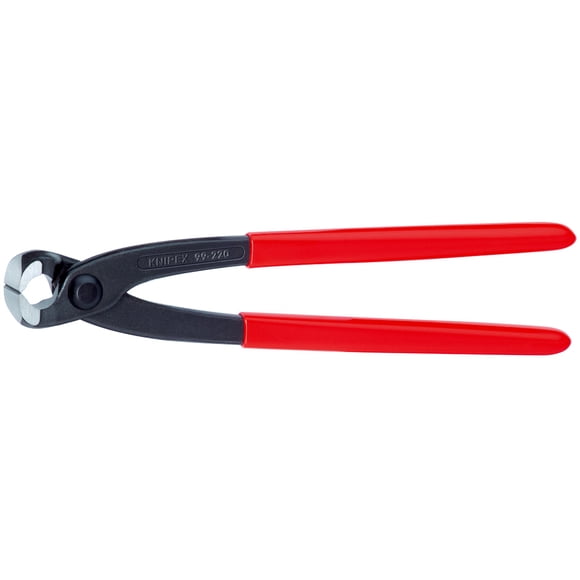 KNIPEX 99 01 300 SB Pinzas para armadores (Pinzas Rabitz o de trenzador) recubierto de plástico acabado pavonado 300 mm