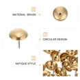 thumbnail image 3 of Weiweiguan 100 Pcs Solid High Temperature Resistant Brass Nails Retro Nails (Golden), 3 of 7