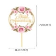 thumbnail image 3 of 2Pcs Acrylic Cake Insert Toppers Wedding Anniversary Dessert Toppers Cake Decors, 3 of 6