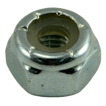 

#10-32 Zinc Plated Grade 2 Steel Fine Thread Nylon Insert Lock Nuts