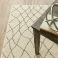 thumbnail image 6 of HomeRoots 6' X 9' Ivory And Grey Geometric Power Loom Stain Resistant Area Rug, 6 of 9