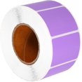 thumbnail image 1 of PinesC 1 Roll Color Thermal Paper Clear Card Label Sticker Thank You Sticker Labels Sticker Printer Paper Thermal Printer Stickers Sealing Small Circle Stickers Color Stickers Tag Purple, 1 of 5