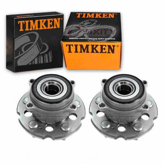 2 pc Timken HA590229 Wheel Bearing Hub Assembly for 42200STXA02 512342 712342 BR930728 Driveline Axle Axles Hubs