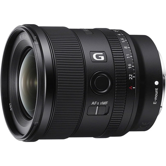 Sony FE 20mm F1.8 G Full-Frame Large-Aperture Ultra-Wide Angle G Lens, Model: SEL20F18G Sony SEL20F18G