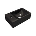 thumbnail image 2 of BOCCHI 1418-004-0126 Fireclay Sink  1-hole Left Side Faucet Deck in Matte Black, 2 of 5