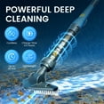 thumbnail image 2 of Efurden Cordless Pool Vacuum, Handheld Pool Vacuum for Small Above Ground Pools, Hot Tubs and Spas, 60 Minutes Runntime (Blue), 2 of 7