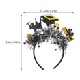 thumbnail image 2 of DEEPCRAFF Graduation Cap Companion Headband Negro Con A Moda Ideal Para Accesorios De Fiesta Y Graduación, 2 of 6