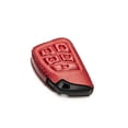 thumbnail image 3 of Vitodeco Leather Smart Key Fob Case Cover Protector Compatible with Chevrolet Silverado, Colorado, Suburban, Tahoe, Blazer, Equinox, Traverse - 5-Button, Red, 3 of 6