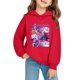 thumbnail image 2 of Moonsky Sudadera con capucha y cordón HUNTRX, estampado de grupo de chicas coreanas, jersey corto, suave y cómodo, top de manga larga para primavera y otoño. Rojo 150, 2 of 5