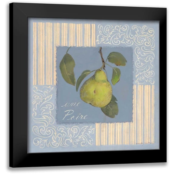 Phillips, Anita 12x12 Black Modern Framed Museum Art Print Titled - Une Poire