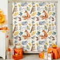thumbnail image 4 of Shower Curtains Sets for Bathroom Decor Rustic Owl Fox Birds Fall Leaves Waterproof Bathroom Curtain with Hooks, Farm Animals Plants for Bathroom Decor,72x72IN, 4 of 6