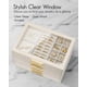 thumbnail image 4 of Jewelry Box Vlando organizador con tapa de cristal de 4 capas, color blanco nube, 4 of 7