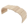 thumbnail image 4 of Wooden Tunnel Ladder, Safe Decorative Pet Hideout Bridge Bendable  Free Exercise Multi Functional  For Rabbits 15x60cm, 4 of 8