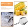 thumbnail image 3 of 1 pala de acero inoxidable para hielo, granos y otros alimentos. Multifuncional: cuchara para harina, arroz, té, dulces, postres y legumbres., 3 of 8