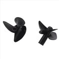thumbnail image 4 of RC Boat Propeller Set for 2011-5 Fishing Tool Bait Boat Fish Finder Ship Part Positive & Reverse Propeller,20 Pcs,20 x propellers,black, 4 of 8