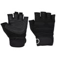 thumbnail image 1 of Levantamiento de pesas Guantes de gimnasio Entrenamiento Fitness Muñequera Entrenamiento Ejercicio Deportes (Negro, XL), 1 of 8