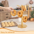 thumbnail image 4 of 2Pcs Wooden Pretzel Holder Stand Mug Holder Tree Shape Pretzel Display Holder Desktop Sausage Stand with Hex Wrench for Sausage Decoration, 4 of 11