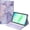 Lilac Marble, variant on FINTIE Backlit Keyboard Case for Samsung Galaxy Tab A11+ Plus 2025/ A9+ Plus 11 Inch 2023, Detachable 7-Color Backlight Bluetooth Keyboard Protective Stand Cover, Black