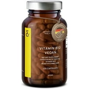 Methylcobalamin B12 1000 mcg - 120 Capsules (4 Months Supply) - Active Form of B12 Vitamin - Supports Memory, Cognitive Health & Energy Metabolism - Vegan Vitamin B Supplement - Made in Germany
