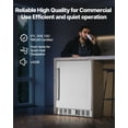 thumbnail image 6 of VEVOR 24-Inch Indoor/Outdoor Beverage Refrigerator, 150 QT Freestanding or Undercounter Beverage Fridge, 180 Cans Built-in Beer Fridge with Metal Plate Body for Residential Home Bar Commercial Use, 6 of 9
