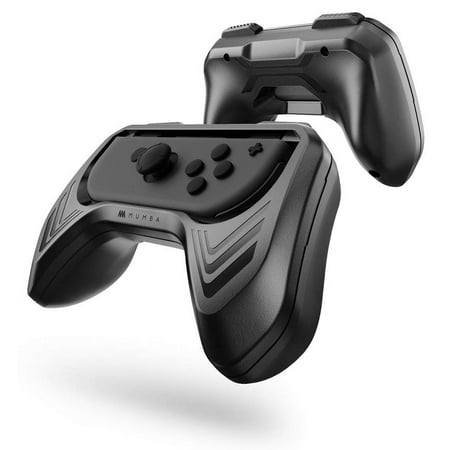 Mumba Grip Kit for Nintendo Switch Joy-Con Controllers - Black (2 Packs)