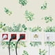 thumbnail image 1 of Pegatinas de pared de hojas verdes, hojas de eucalipto, acuarela, vinilo autoadhesivo., 1 of 9
