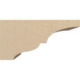 thumbnail image 3 of 7"W x 14"D x 7"H Wide Asheboro Rough Cedar Woodgrain TimberThane Corbel, Primed Tan, 3 of 6