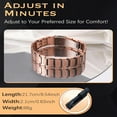 thumbnail image 4 of Men's Pure Copper Magnetic Bracelet with 3X Super Magnet - Hypoallergenic, Sturdy Design with Adjustable Folding Cuff - Perfect Gift, Wristband Bracelet, Adjustment Tool,Copper, 4 of 5