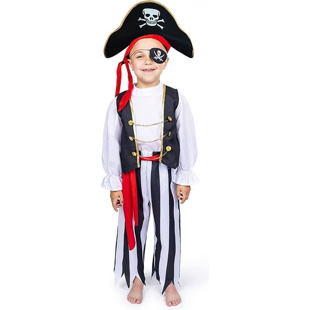 DressUpAmerica Pirate Costume for Boys Kids Pirate Costume Set