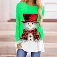 thumbnail image 1 of DPTALR Femmes Décontracté Manches Longues Col Rond Chandail Blouse Ample Style Ethnique Rétro Chemises Imprimées, 1 of 4