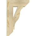 thumbnail image 3 of Ekena Millwork 4"W x 14"D x 22"H Funston Slat Rough Sawn Bracket, Douglas Fir, 3 of 4