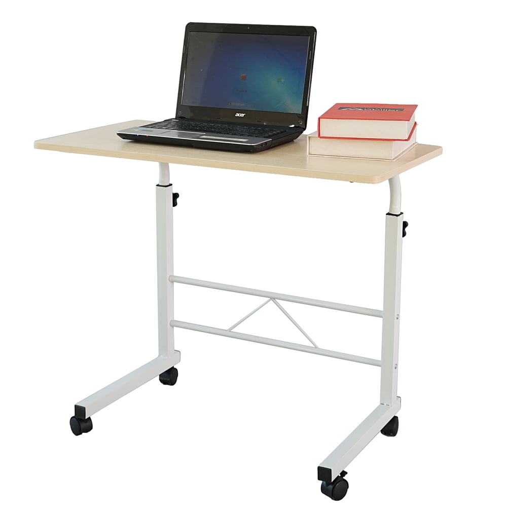 Lowestbest Modern Chipboard Computer Desk, Removable Chipboard & Steel Side Table, Wood Color Lowestbest Modern Chipboard Computer Desk, Removable Chipboard & Steel Side Table, Wood Color