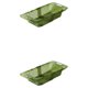 thumbnail image 1 of Inteprter Cesta de plástico telescópica flexible para un fácil drenaje de verduras Filtro de lavabo Cesta de drenaje hialina verde verde hialino 2piezas, 1 of 6