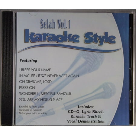 Selah Volume 1 Daywind Christian Karaoke Style NEW CD+G 6 Songs