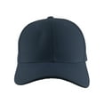 thumbnail image 2 of Blank Fitted Curved Cap Hat, Navy 7 3/8, 2 of 4