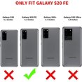 thumbnail image 2 of DAUPIN Compatible with Galaxy S20 FE Case 6.5 inch Soft TPU Bumper PC Hard Back Protective Clear Cover Case with 360, 2 of 5