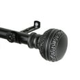 thumbnail image 2 of 13/16" Dia Adjustable 28-48" Siena Curtain Rod in Black, 2 of 3