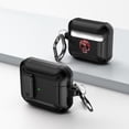 thumbnail image 1 of Duo Shield Secure Lock Designed For AirPods 3rd Gen With Hook, Black/Black, 1 of 7