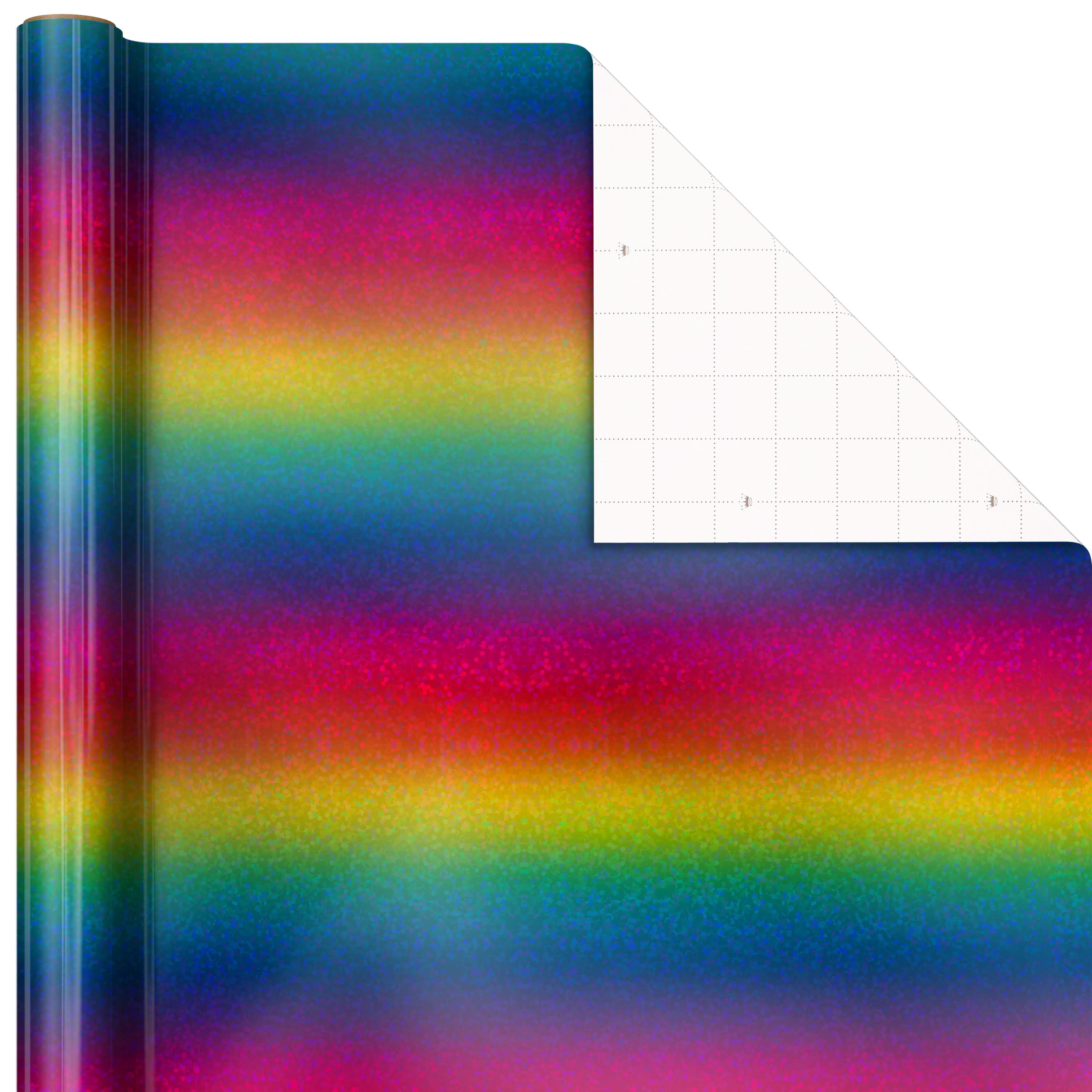 Hallmark Wrapping Paper Roll (Ombré Rainbow) 17.5 sq. ft.