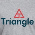 thumbnail image 3 of CafePress - Triangle Logo T Shirt - Fitted T-Shirt, Vintage Fit Soft Cotton Tee, 3 of 4