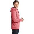 thumbnail image 3 of Sport-Tek PosiCharge Electric Heather Fleece Hooded Pullover-M (Deep Red Electric), 3 of 6