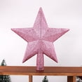 thumbnail image 4 of Farfi 2pcs brillo estrella de cinco puntas árbol de navidad topper decoración adorno del partido Farfi 21053192, 4 of 6
