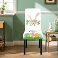 thumbnail image 2 of sruoe Easter Dining Chair Covers, Chair Slipcovers Seat Protector, Removable Washable Seat Cover, Stretch Soft Dining Chair Slipcover for Living Room, Kitchen, 2 of 5