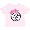 thumbnail image 3 of Inktastic Volleyball with Pink Bow Boys or Girls Toddler T-Shirt, 3 of 5